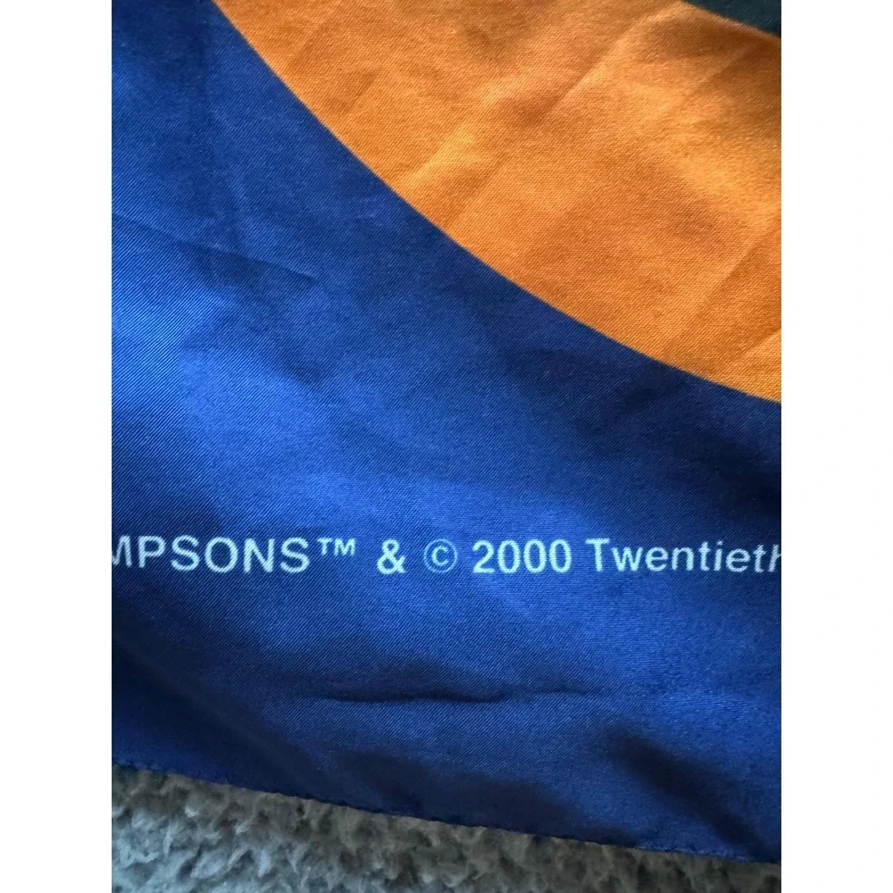 Vintage Matt Groening The Simpsons Bart Simpson Gravity is My Co-Pilot Wrap Blue